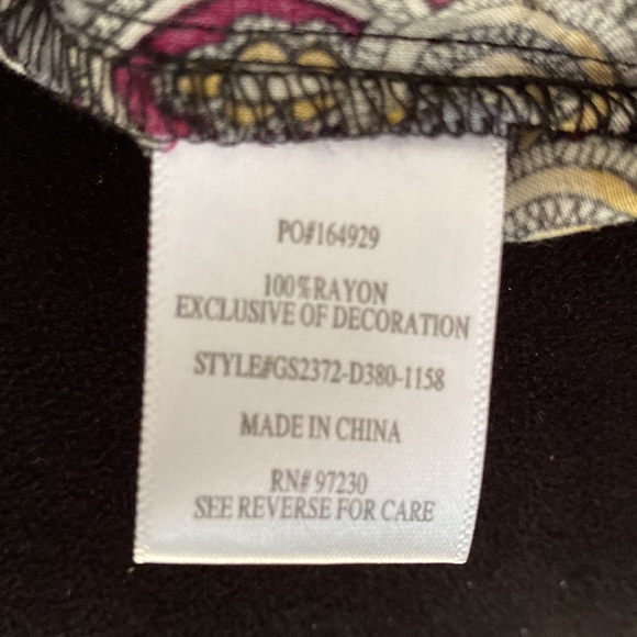 Pattern bohemian dress three-quarter length sleeves - Picture 5 of 6